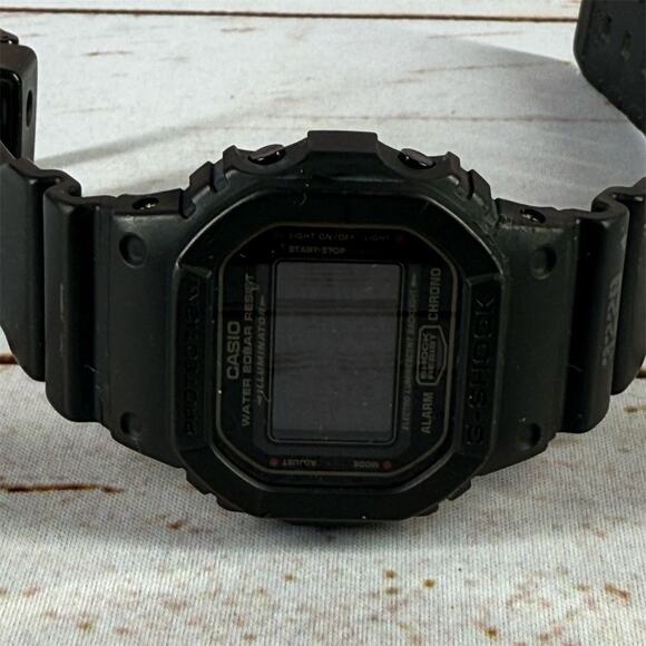 Casio G-SHOCK Matte Black Men's Digital Watch 200M 3229 DW-5600MS
